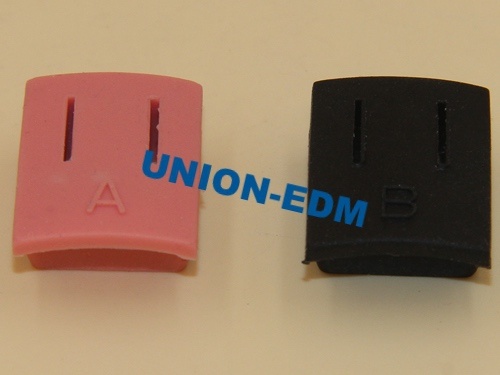 200000893  Set carbon brush brackets black and red